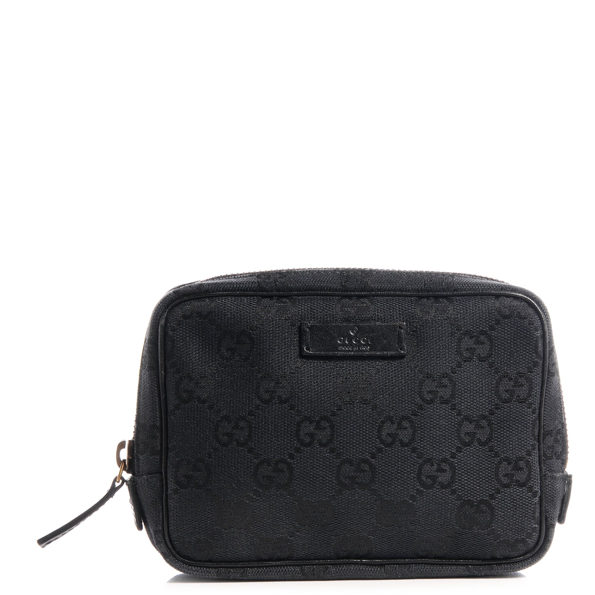 Gucci Canvas Monogram Small Accessories Case Black 1 of 7