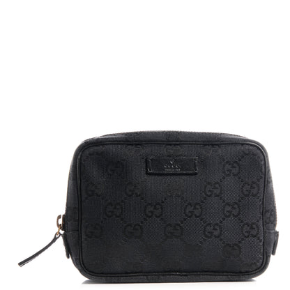 Gucci Canvas Monogram Small Accessories Case Black 1 of 7