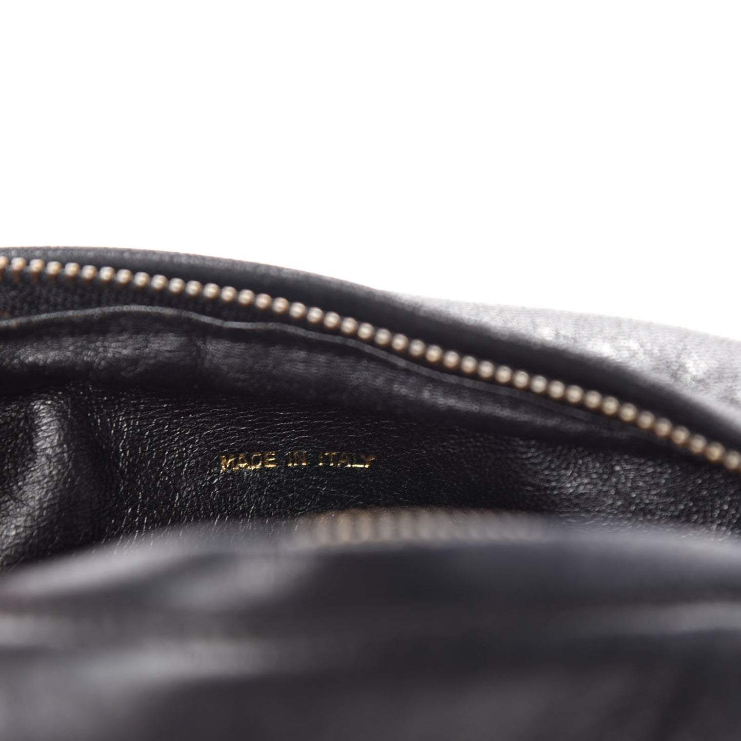 Lambskin Quilted CC Tassel Camera Bag Black