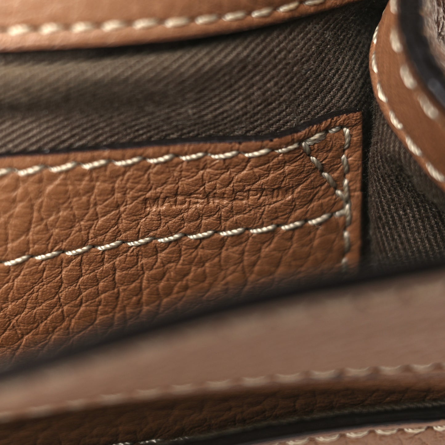 Calfskin Mini Marcie Round Crossbody Bag Nut