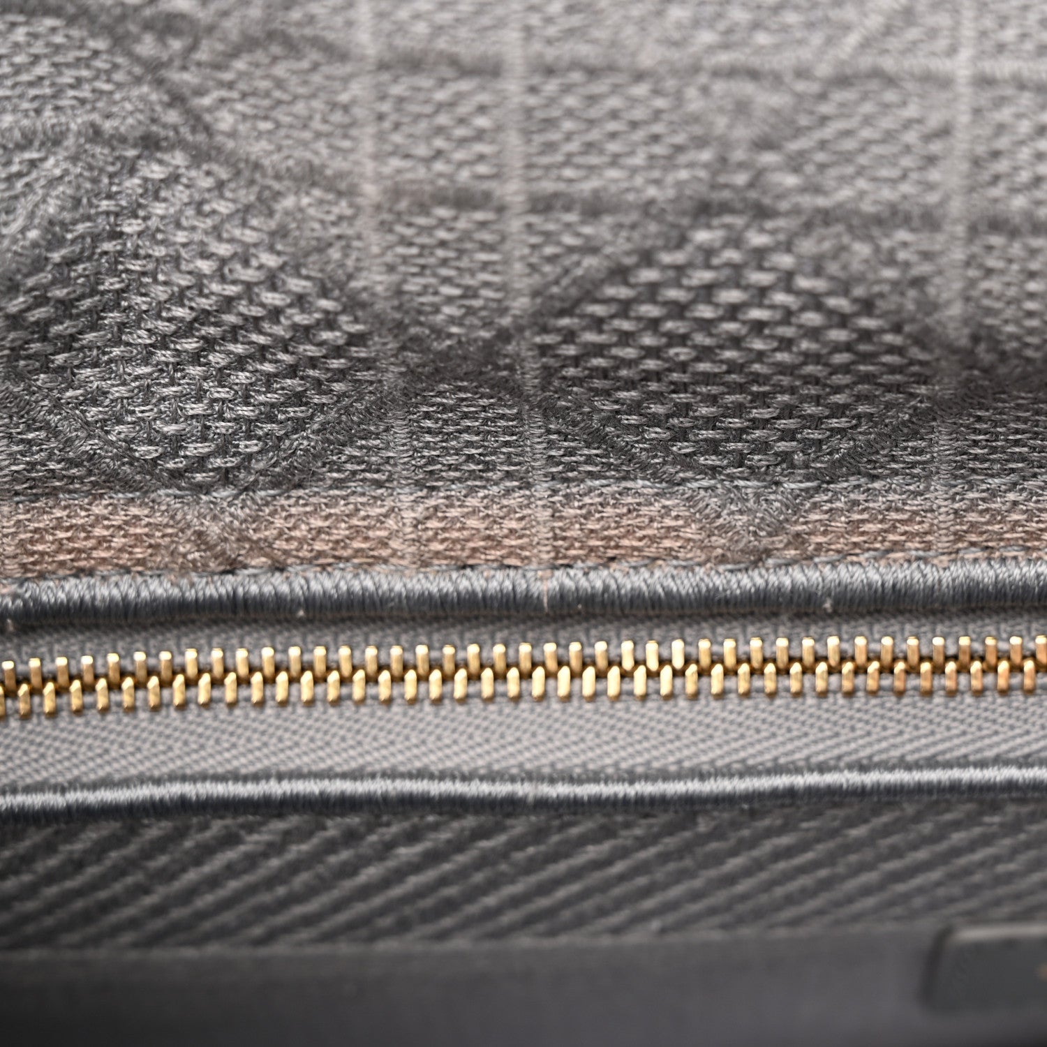 Christian Dior Canvas Embroidered Cannage Lady D-Lite Gray 14 of 16