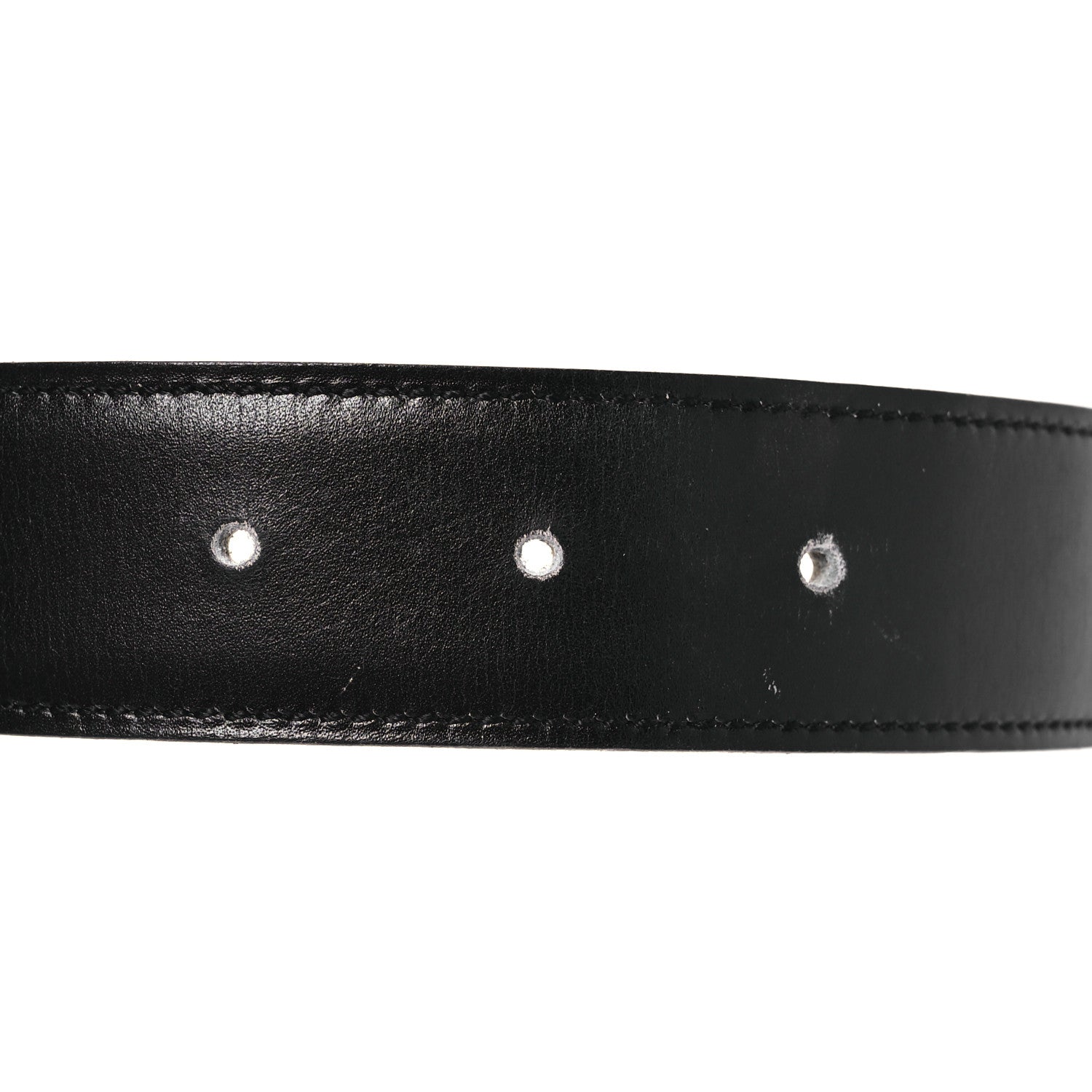 Hermes Box Epsom 32mm Constance H Belt 70 28 Black Gold 3 of 8