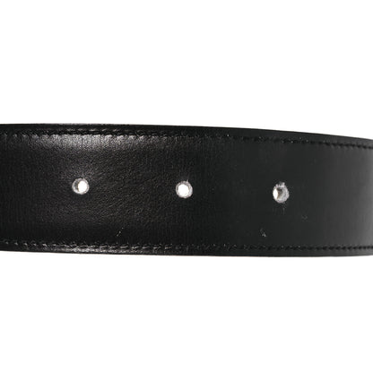 Hermes Box Epsom 32mm Constance H Belt 70 28 Black Gold 3 of 8