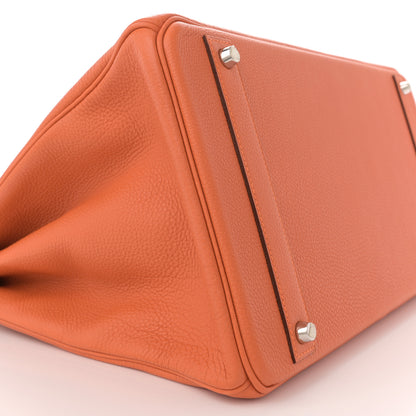 Hermes Togo Birkin 40 Orange 9 of 11