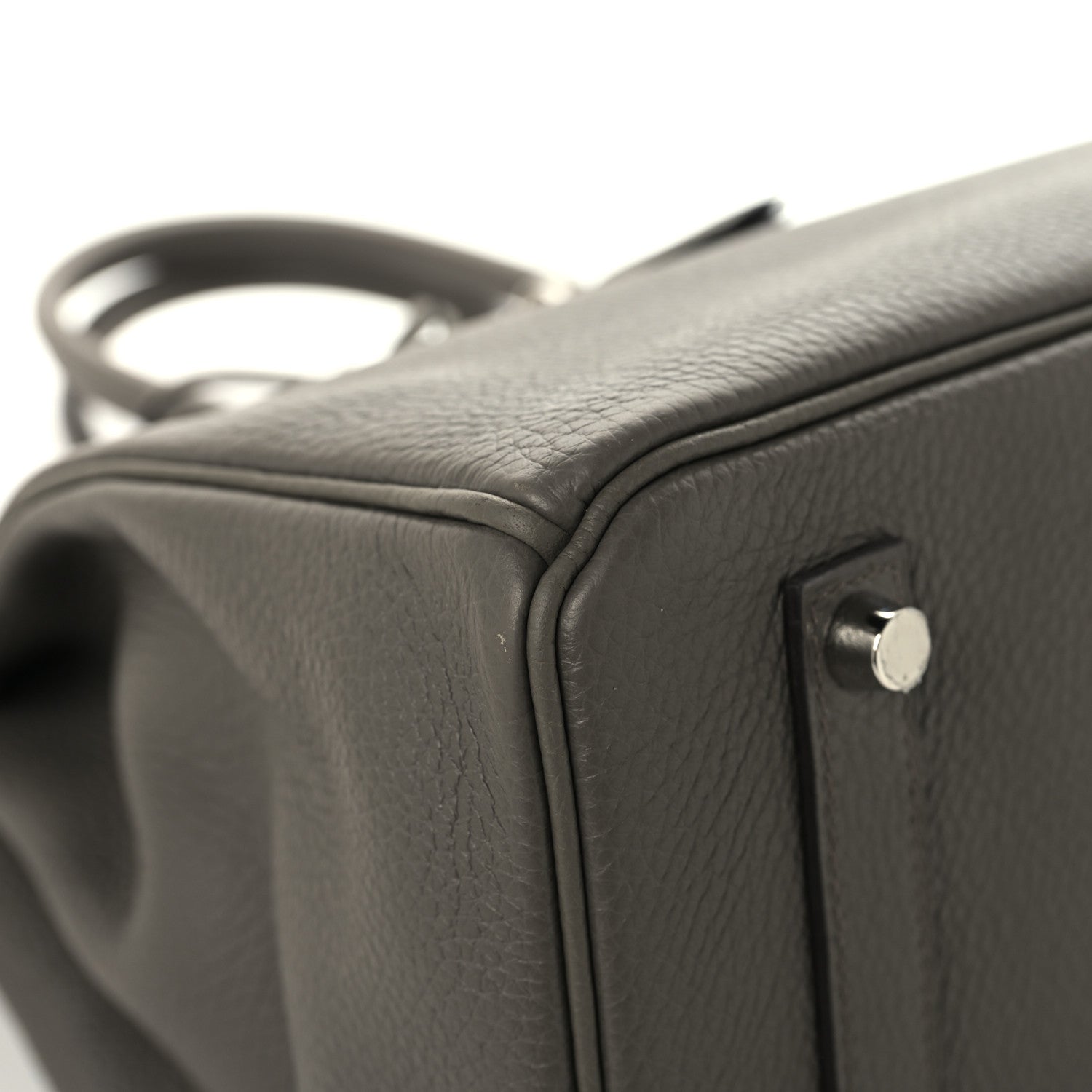 Hermes Togo BIRKIN 35 Etain 9 of 13