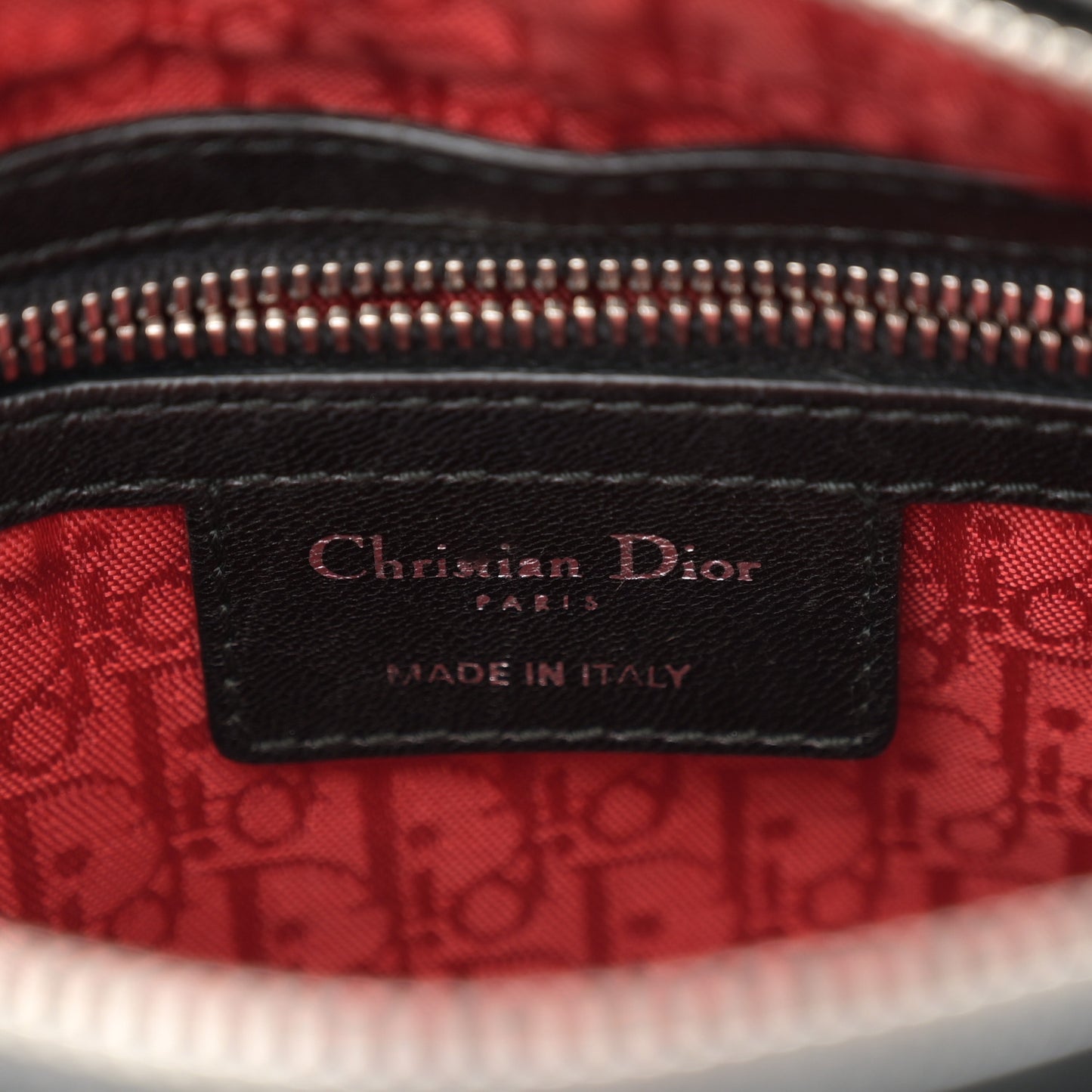 Lambskin Cannage Medium Lady Dior Black