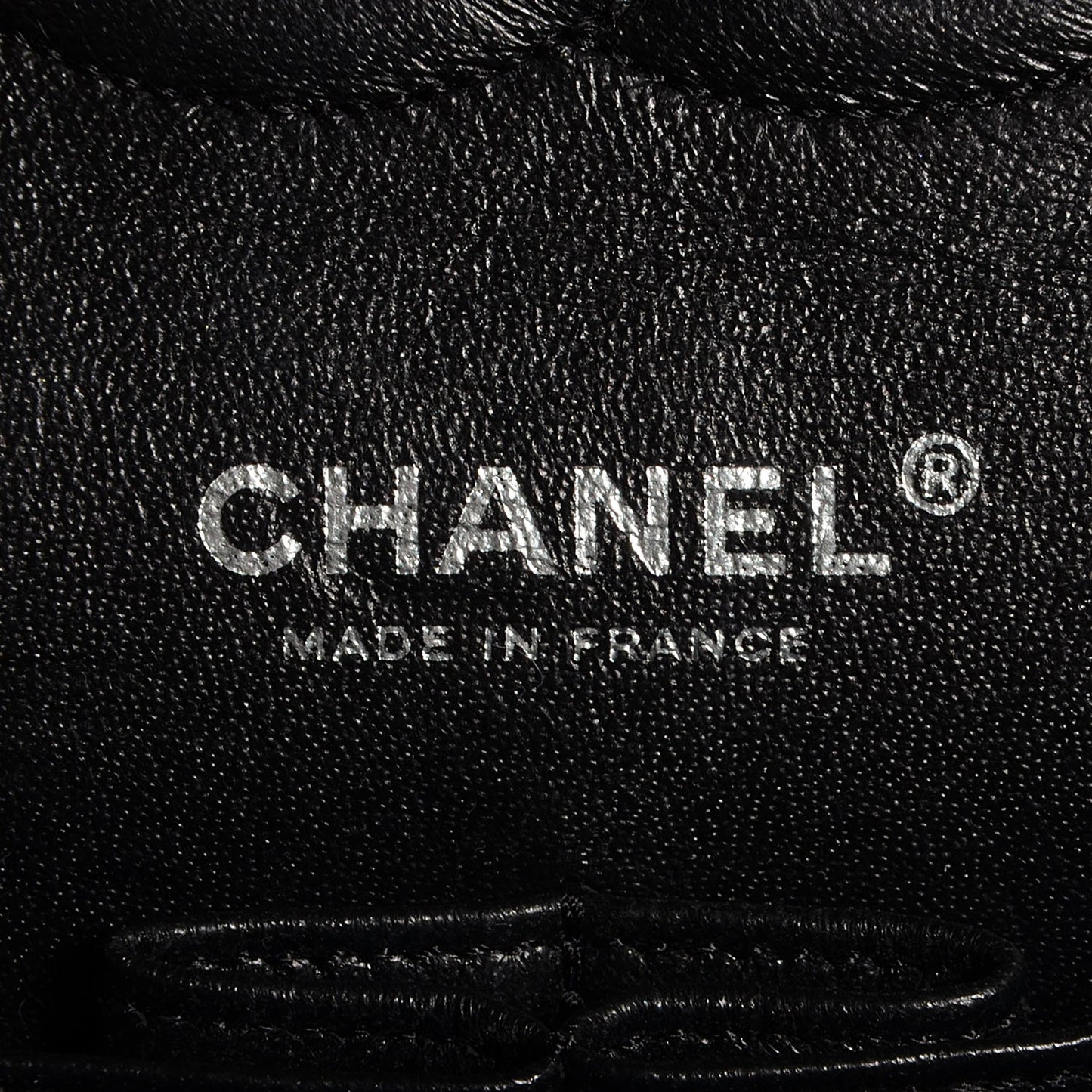 Tweed Medium Double Flap Black White