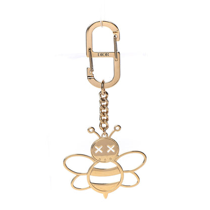 Christian Dior x KAWS Brass Bee Charm Key Ring Gold 1 of 4