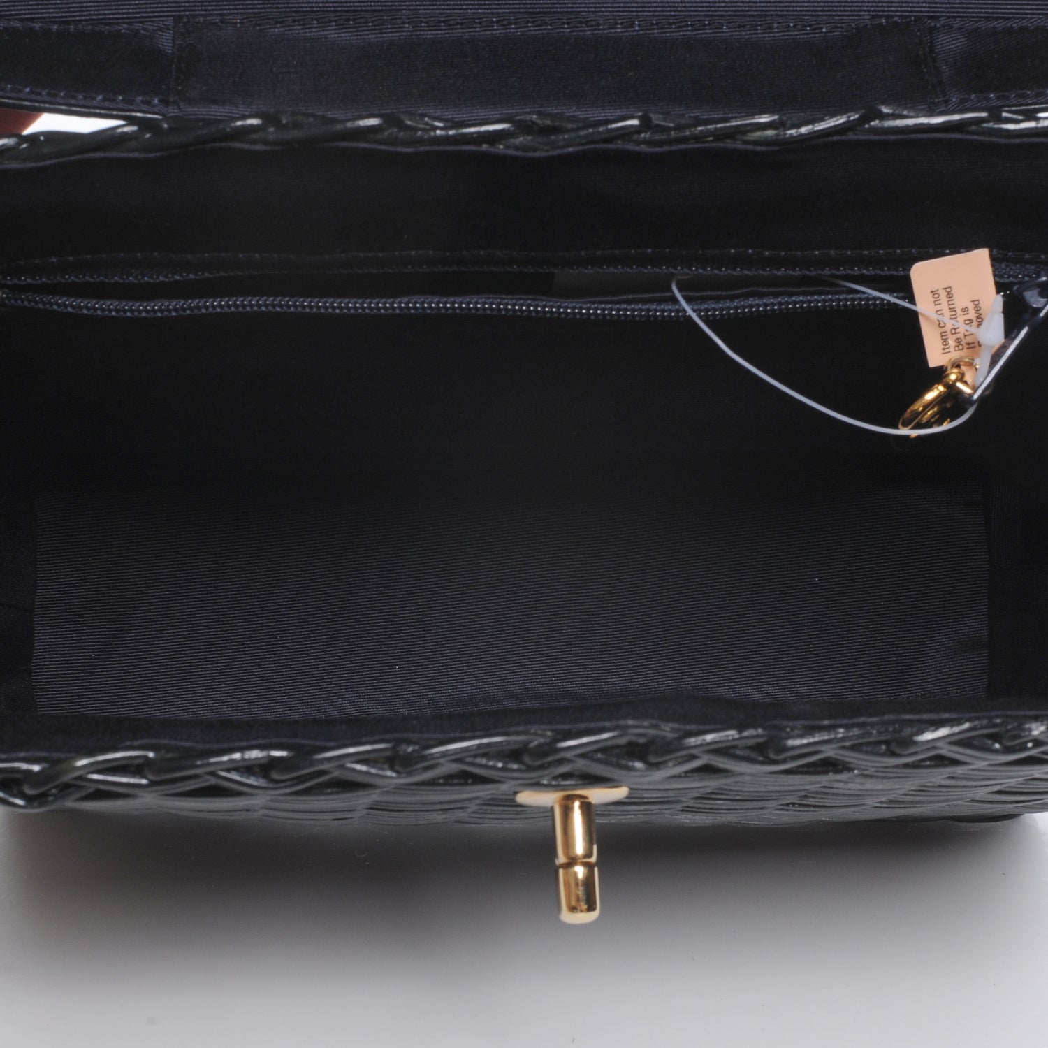 Chanel Straw Bag Navy 7 of 8