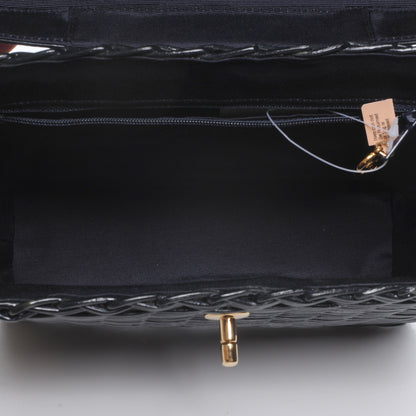 Chanel Straw Bag Navy 7 of 8