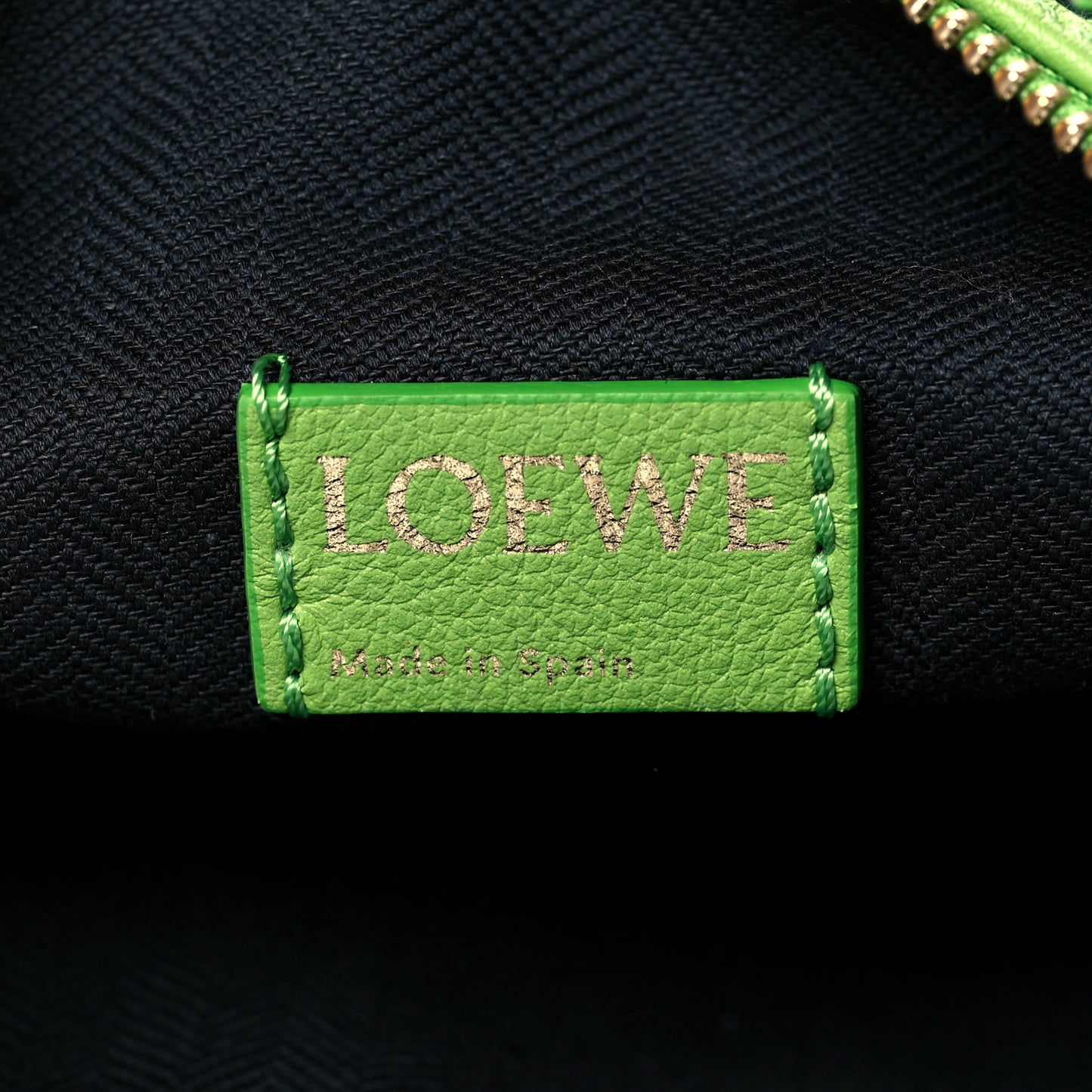 Jacquard Anagram Calfskin Small Cubi Bag Apple Green