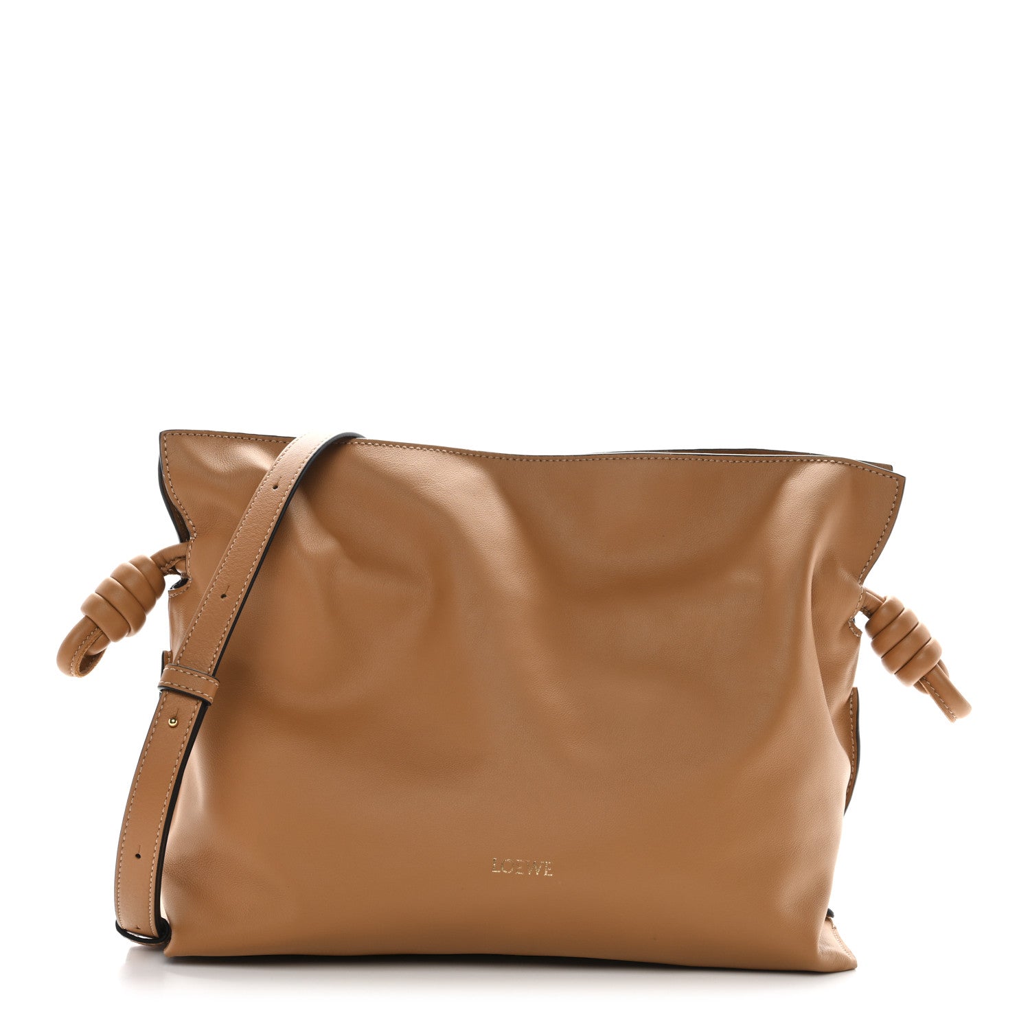 Loewe Nappa Flamenco Knot Clutch Warm Desert 1 of 10