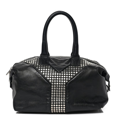 Saint Laurent Calfskin Studded Easy Sac Black 1 of 11