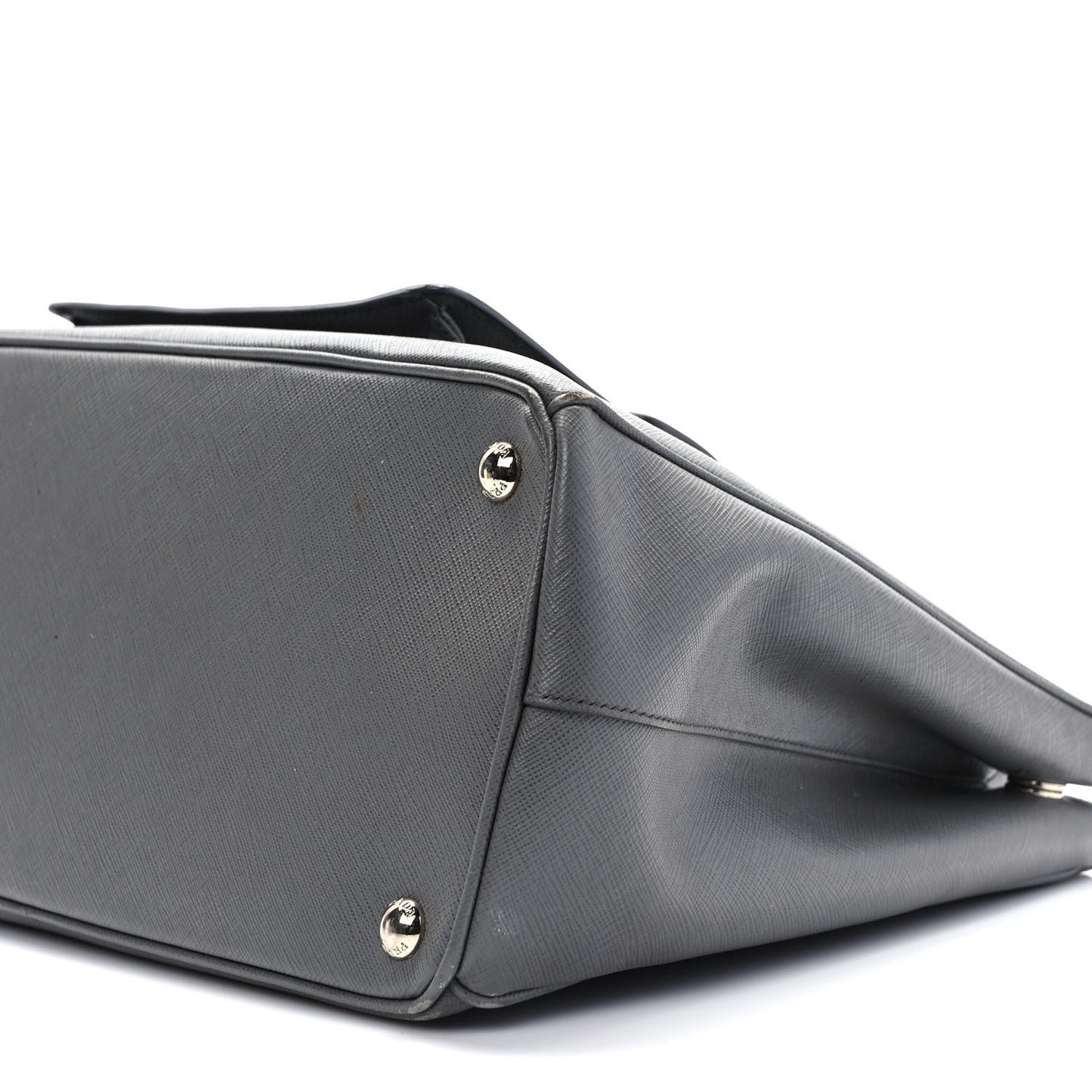 Saffiano Lux Galleria Front Pocket Tote Marmo
