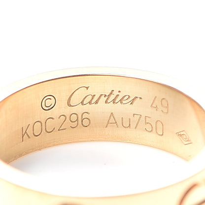 Cartier 18K Yellow Gold 5.5mm LOVE Ring 49 4.75 4 of 6