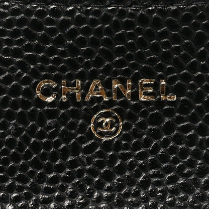 Chanel Caviar Quilted Flap Card Holder Black 6 of 9