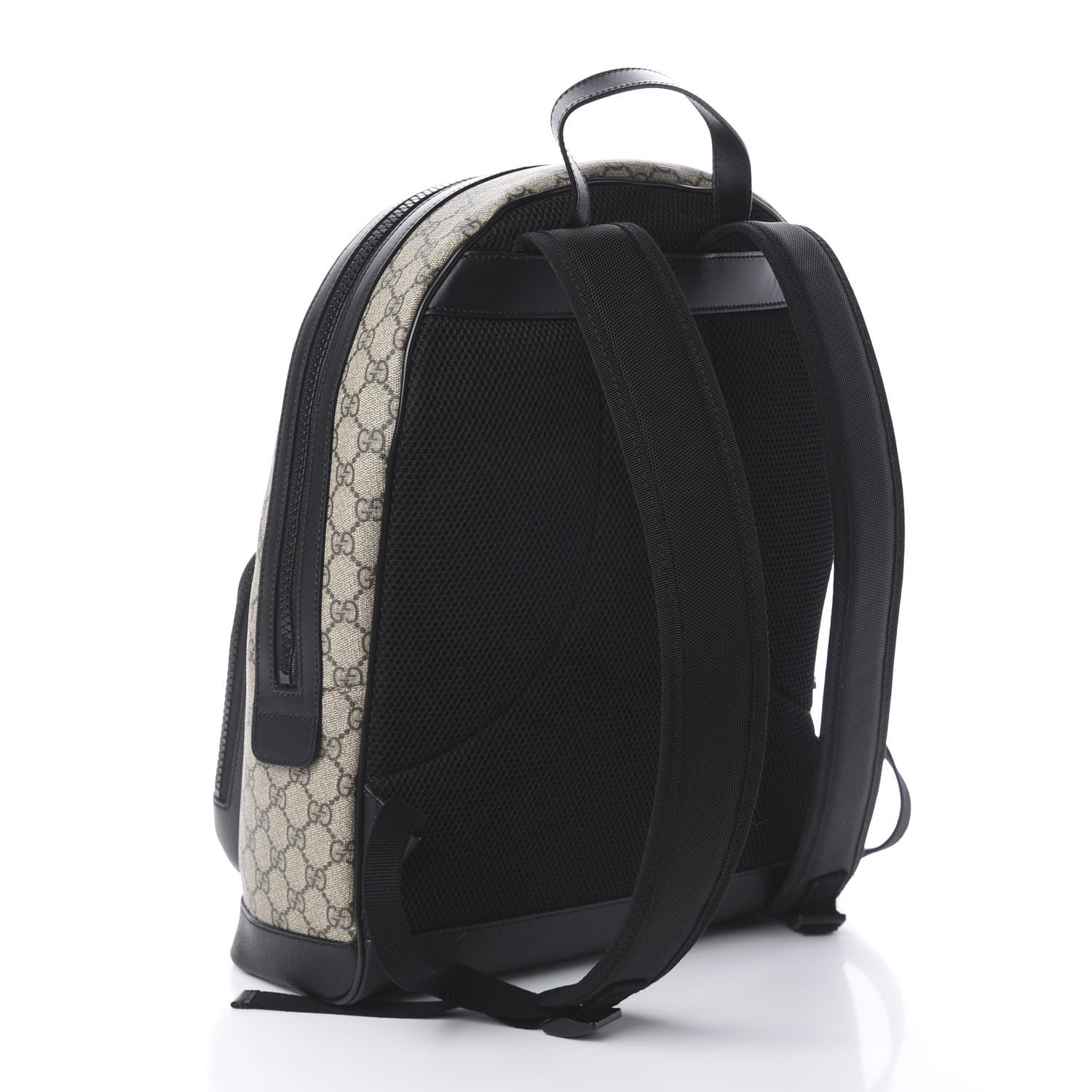 Gucci GG Supreme Monogram Medium Backpack Black 2 of 8