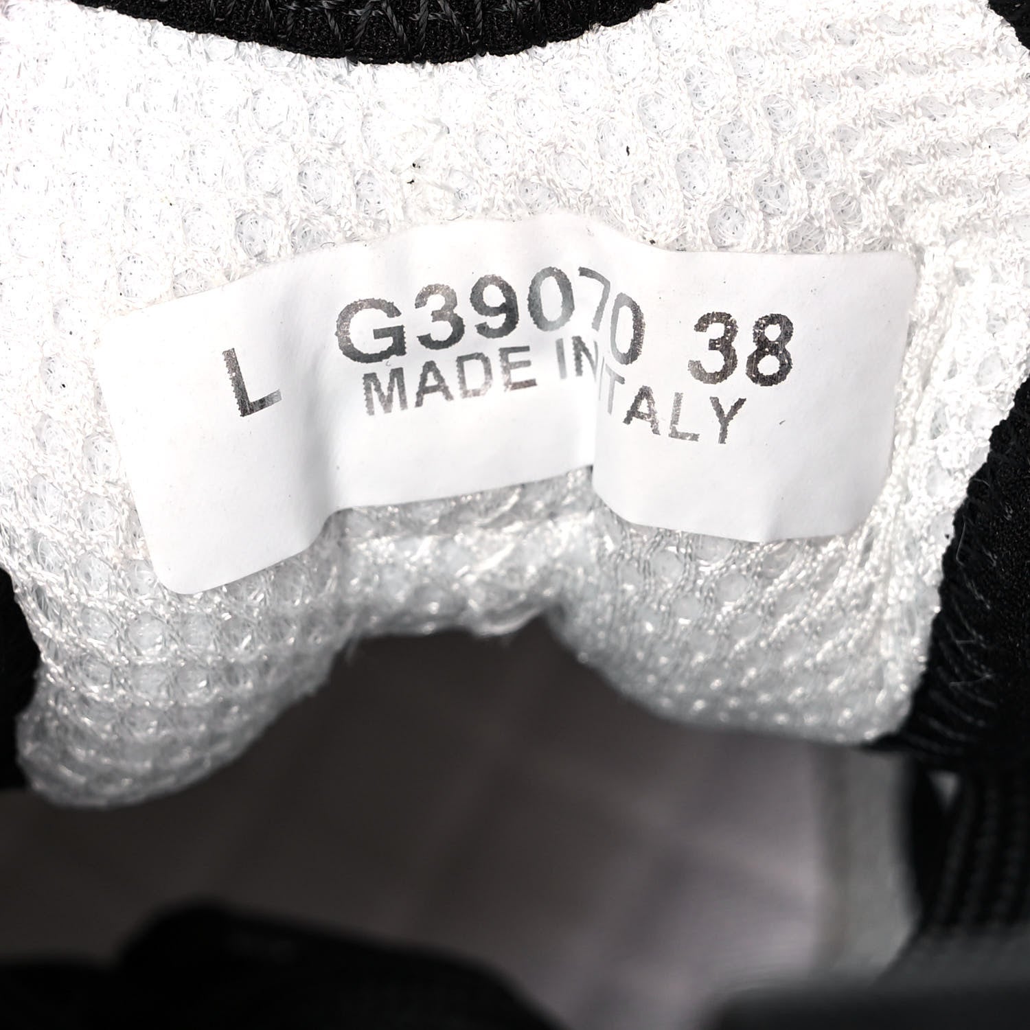 Chanel Fabric Suede CC Sneakers 38 Black Dark Grey 8 of 11