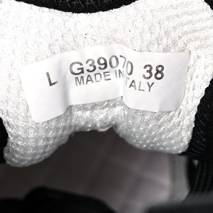 Chanel Fabric Suede CC Sneakers 38 Black Dark Grey 8 of 11