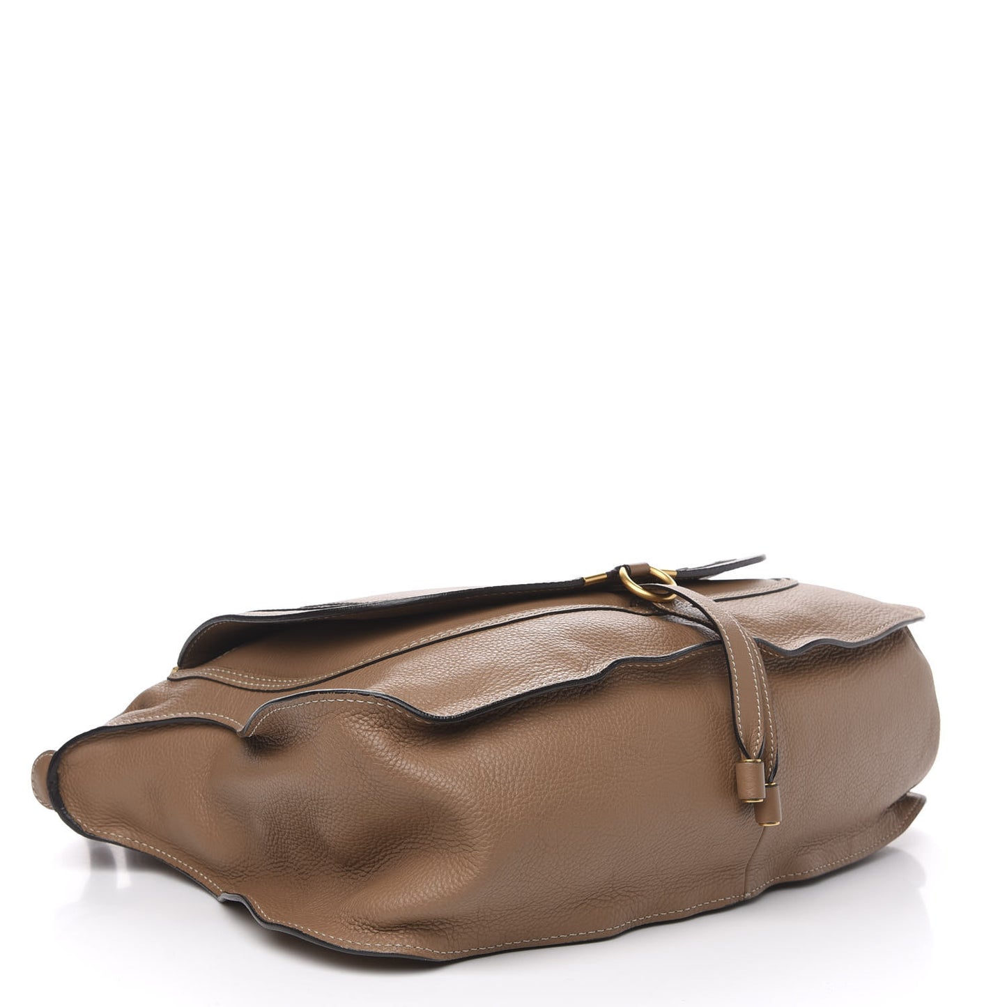 Calfskin Large Marcie Satchel Nut
