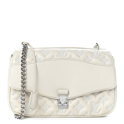 Louis Vuitton Lambskin Mama Broderie Pochette Ivory 1 of 14