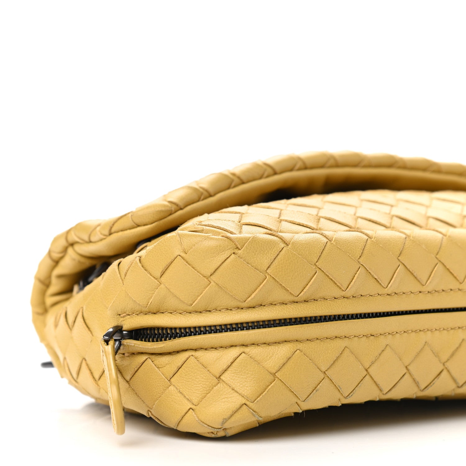 Bottega Veneta Nappa Intrecciato Mini Chain Messenger Moutarde 10 of 11