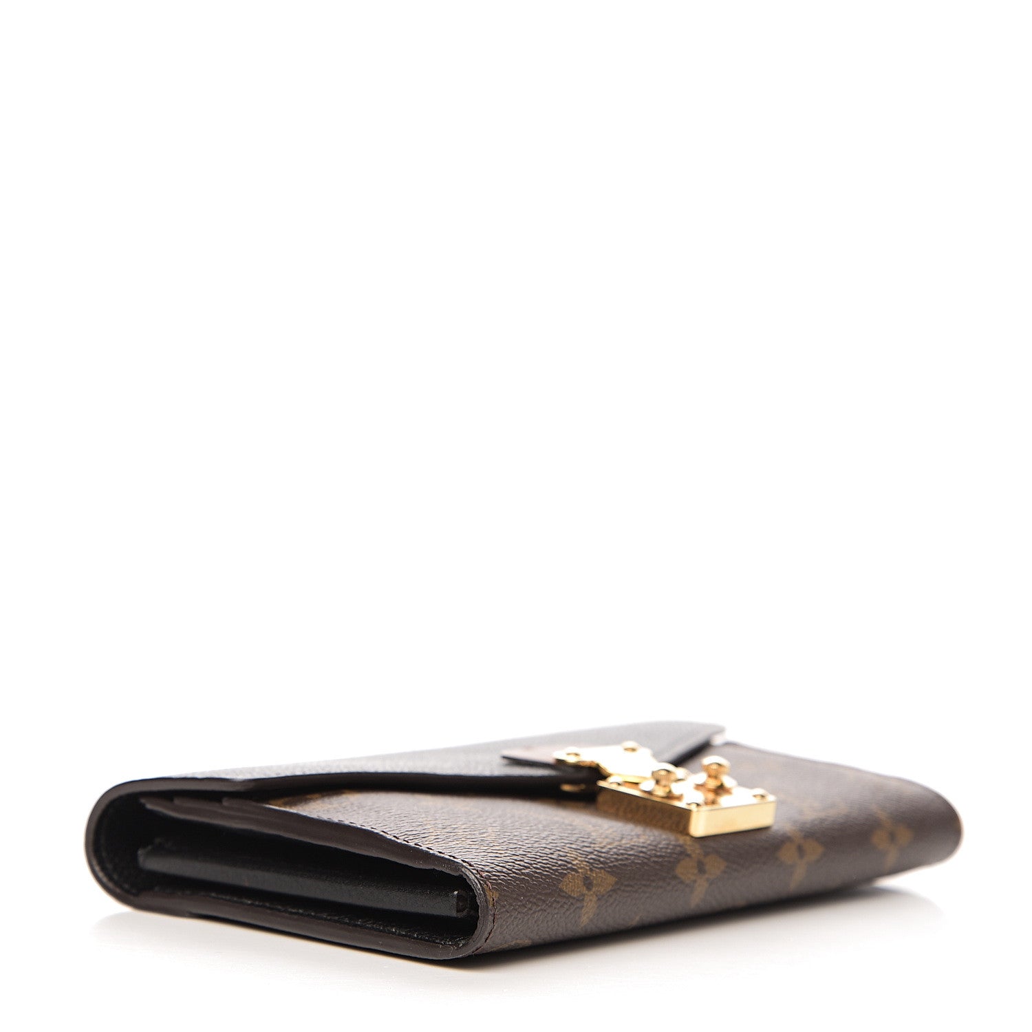 Louis Vuitton Monogram Pallas Wallet Black 3 of 5
