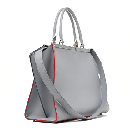 Fendi Vitello Dolce Century Petite 3Jours Tote Ardesia 3 of 20