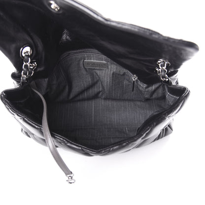 Chanel Lambskin In and Out XL Maxi Flap Black 5 of 11