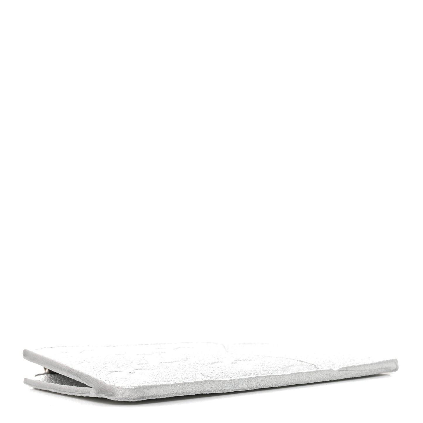 Empreinte Monogram Zipped Romy Card Holder Silver