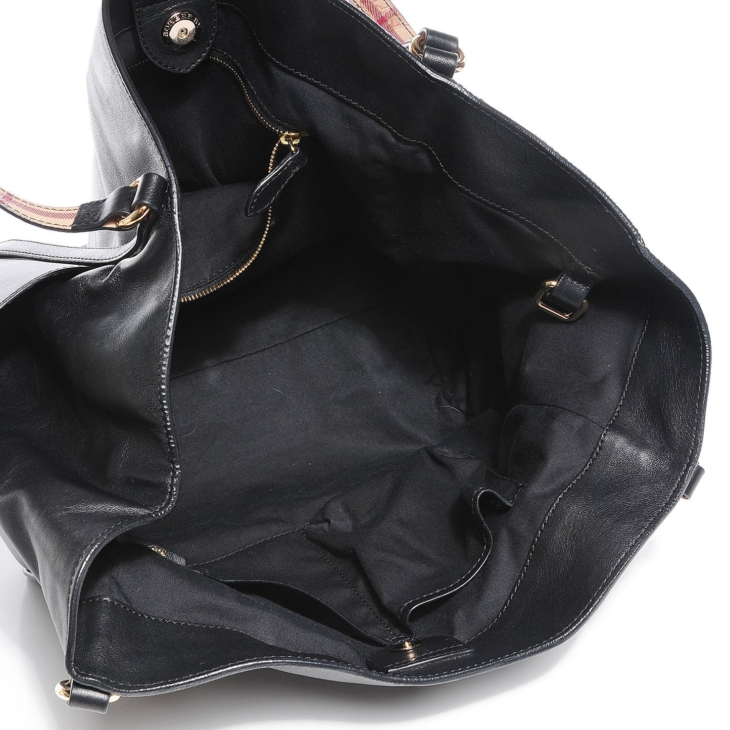 Lambskin Small Canterbury Tote Black
