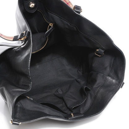 Burberry Lambskin Small Canterbury Tote Black 5 of 9