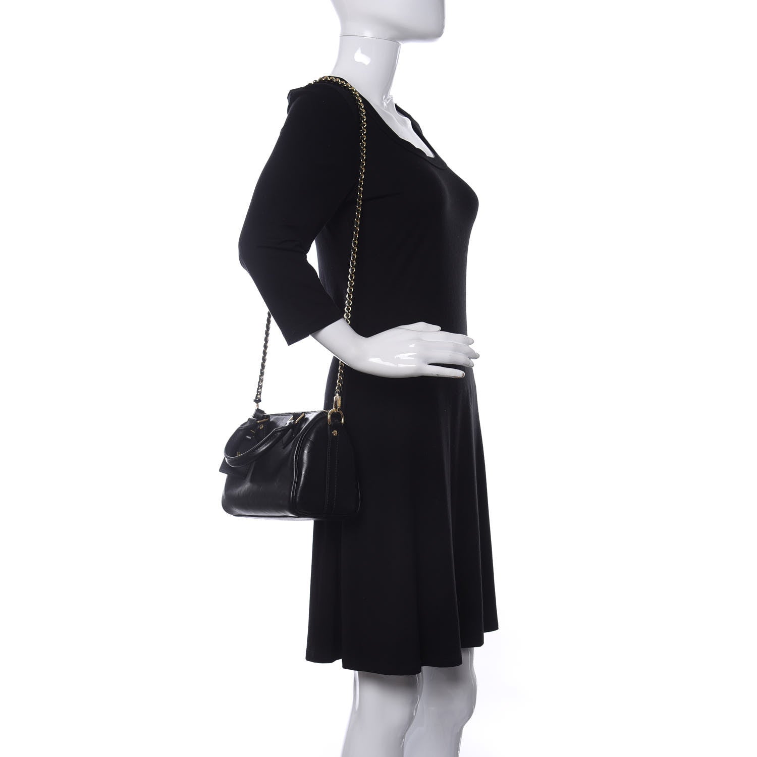 Louis Vuitton Monogram Ink Speedy BB Black 2 of 10