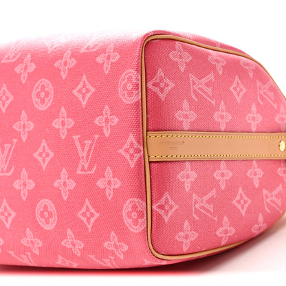 Louis Vuitton Monogram Origine Speedy Bandouliere 25 Rose Ruban 9 of 10