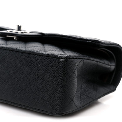 Chanel Caviar Quilted Small Double Flap Black Black 11 of 11