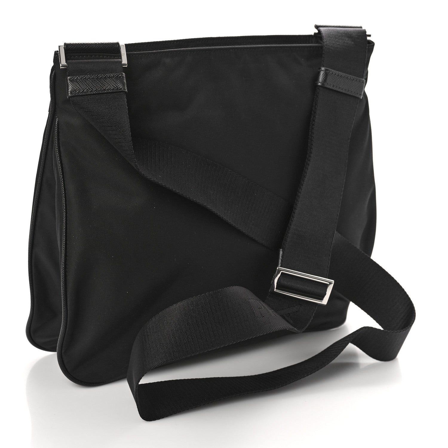 Prada Nylon Messenger Bag Black 3 of 8