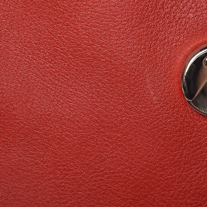 Chloe Calfskin Small Faye Day Shoulder Bag Dahlia Red 7 of 7