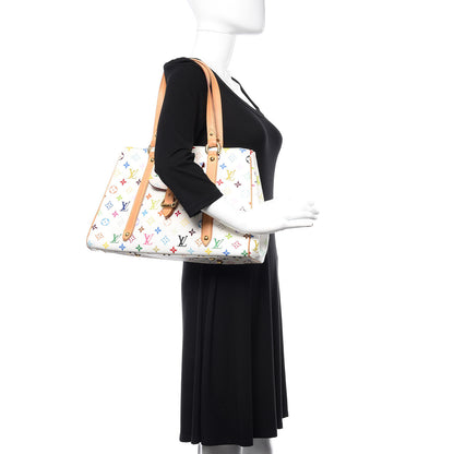 Louis Vuitton Monogram Multicolor Aurelia MM White 2 of 9