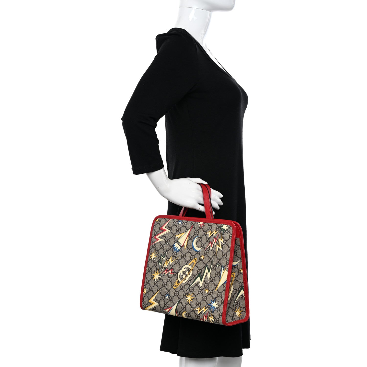 Gucci GG Supreme Monogram Space Childrens Tote 2 of 10