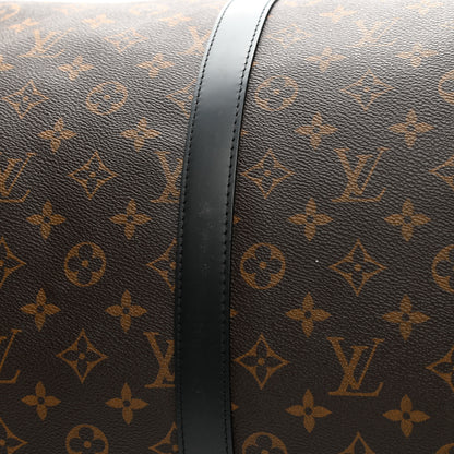 Louis Vuitton Monogram Macassar Keepall Bandouliere 55 15 of 16