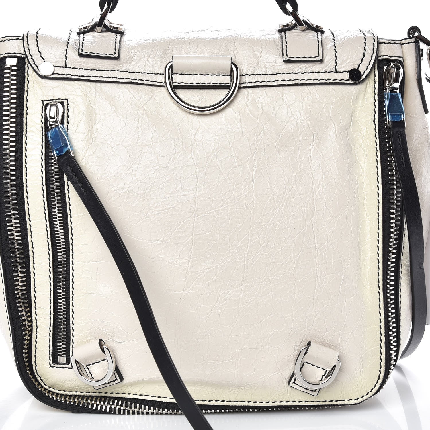Proenza Schouler Crackled Lambskin PS1 Plus Zip Backpack Clay 13 of 14