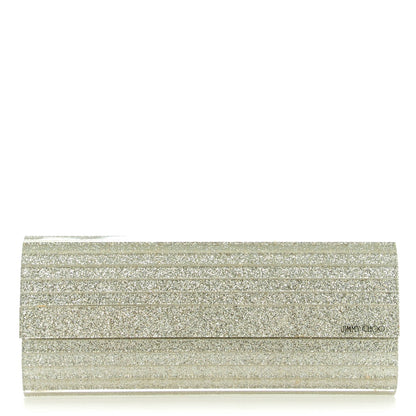 Jimmy Choo Acrylic Glitter Sweetie Clutch Champagne 1 of 7