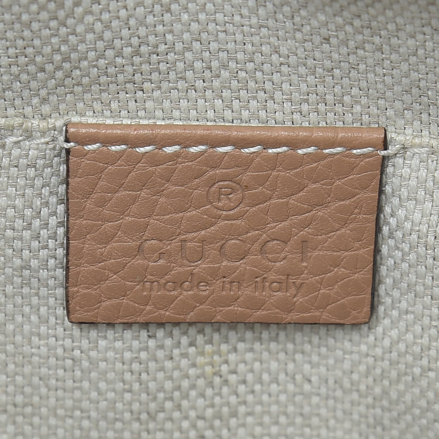Gucci Pebbled Calfskin Small Soho Disco Bag Rose Beige 8 of 13