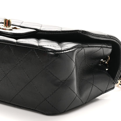 Chanel Lambskin Quilted Mini Rectangular Flap Black 10 of 12