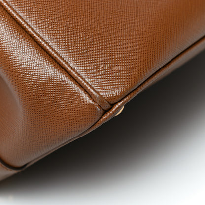 Prada Saffiano Medium Galleria Double Zip Tote Cannella 13 of 14