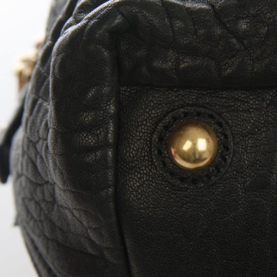 Pebbled Lambskin Easy Sac 57 Black