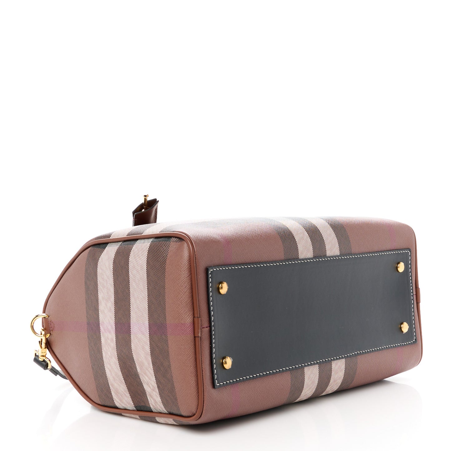 E-canvas Check Bowling Bag Dark Birch Brown