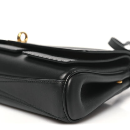 Balenciaga Smooth Calfskin Small Bel Air Clutch On Strap Black 9 of 9