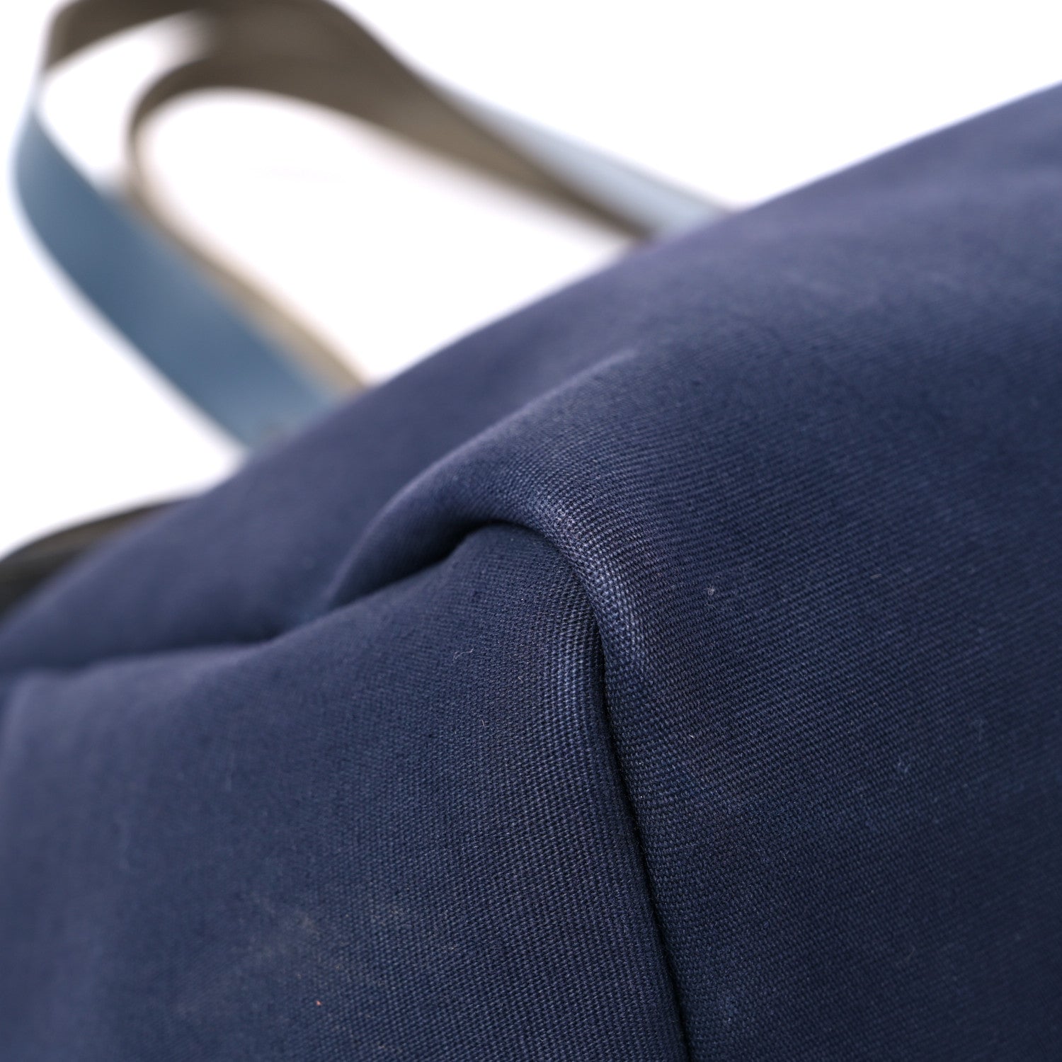 Hermes Toile Vache Hunter Herbag Cabas MM Bleu Marine 7 of 25