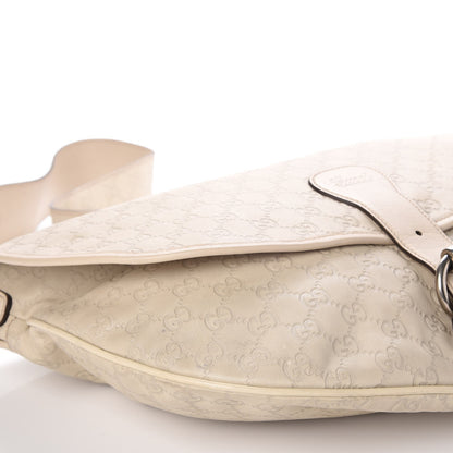 Gucci Guccissima Messenger Bag Ivory 10 of 12